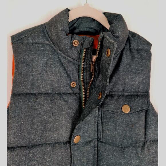 Puffer Vest Boys Hunter Green Size Small (6/7) - Picture 3 of 7